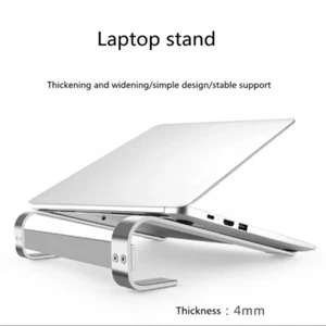 Universal Aluminum Alloy portable Slim Stand Non-slip Holder For Laptop 10“-18" - Photo 1/14