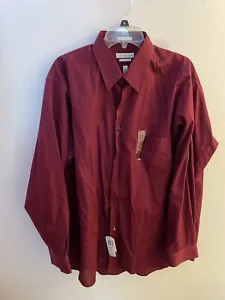 van heusen dress shirt Men’s Size 17.5 34/35 - Picture 1 of 6