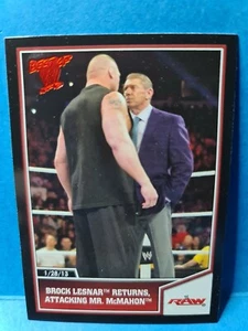 BROCK LESNAR🏆2013 Topps #86 BEST OF WWE Wrestling Card 🏆FREE POST - Bild 1 von 2