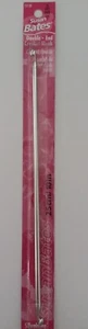 Susan Bates 10" Silvalume Doppelende afghanische Häkelnadel USA I9 (5,5 mm) - Bild 1 von 2