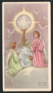 image pieuse ancianne del Angel Custodio andachtsbild holy card santino  - Imagen 1 de 1