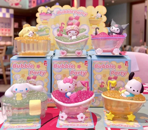 💡Lioh Toy x Sanrio Characters Bubble Party One Blind Box w/ One Random Figure Cover