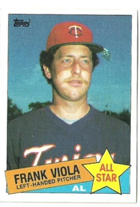 FRANK VIOLA MINNESOTA TWINS AL ALL STAR #710 - TOPPS NM-MT 1985 - Imagen 1 de 2