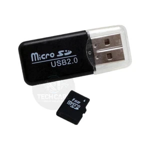 ๐พ USB Card Reader for Micro SD โ Black - Picture 1 of 1