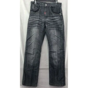 GSII5 Dark Wash Straight Leg Denim Jeans Size 30/31 Mens Regular Fit Casual - Picture 1 of 12