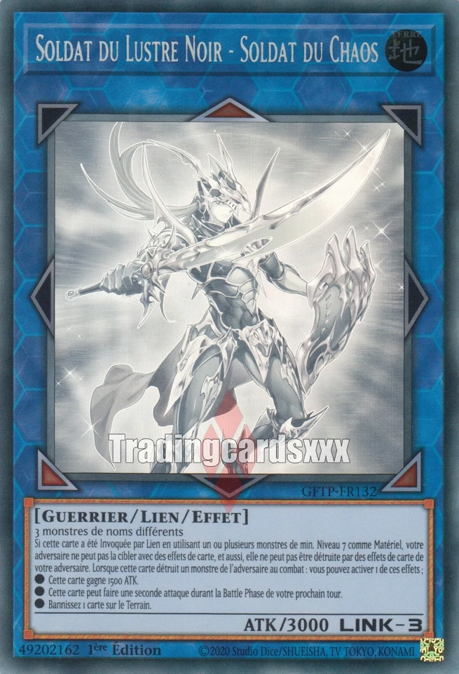 Yu-Gi-Oh! Soldat du Lustre Noir - Soldat du Chaos : GH GFTP-FR132 - Photo 1/1