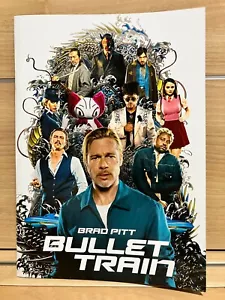 Bullet Train Program Pamphlet Japanese Brad Pitt David Leitch Kōtarō Isaka - Picture 1 of 14
