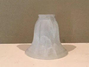 White Frosted Smoke Glass Ceiling Fan Light Lamp Shade Chandelier - Picture 1 of 2