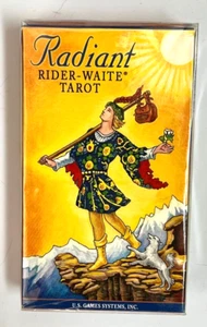 Radiant Rider-Waite Tarot ~ Colorful 78 Card Deck + Instruction Booklet ~ NIB - Picture 1 of 3