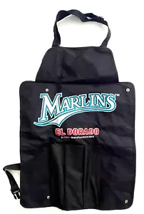 RARE VINTAGE Florida Marlins BBQ Grilling/Work Apron spons. by EL Dorado SGA - Picture 1 of 6
