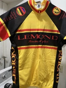 Vintage Greg Lemond Champion Years Medium Cycling Jersey USA - Picture 1 of 18