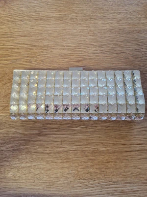 New Look Gold Clutch Bag - Image 1 of 4