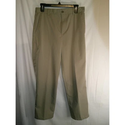 Adidas Golf Pants Mens 30x30 ClimaLite Khaki Casual Chino Flat Front - Image 1 of 3