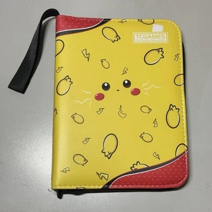 Pokémon Pikachu Yellow Collectible Card Holder Binder New 50 Page Card Protector - Picture 1 of 4