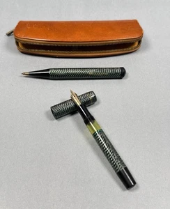 WK Original Vintage Füllfederhalter und Bleistift Set mit Reißverschluss Etui - Bild 1 von 6