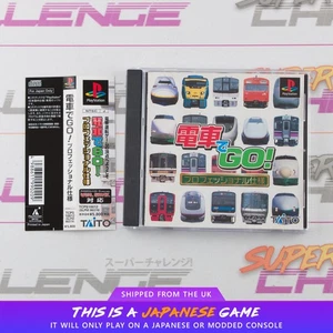 Densha De Go! Professional PS1 Playstation NTSC-J Japanisch CIB mit Spine Card - Bild 1 von 7