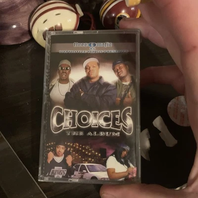 Three 6 Mafia Presents... Choices: The Album-- CASSETTE tape-- BRAND NEW/SEALED - Image 1 of 2