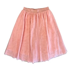 ModCloth Light Pink Tulle Layered Knee Length Midi Skirt Women’s Size Small EUC - Picture 1 of 10