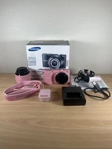 Samsung NX1000 Pink Limited Edition- Includes Box, Charger, Manuals, Lens - Picture 1 of 17
