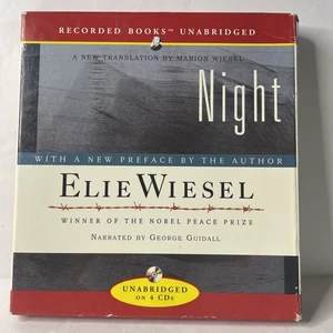Night Elie Wiesel -Translation by Marion Wiesel 4 Audiobook CD Unabridged - Imagen 1 de 4