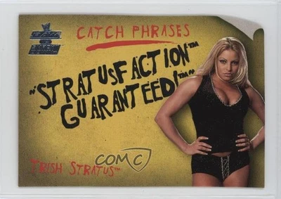 2002 Fleer WWE RAW vs SmackDown! Catch Phrases Trish Stratus #7CP - Image 1 of 2
