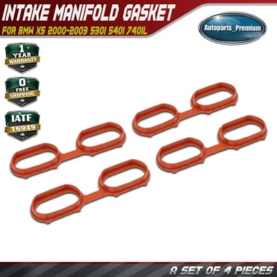 Juego de juntas de colector de admisión de motor para BMW X5 2000-2003 530i 540i 740iL 840Ci Z8 Foto 1 de 4
