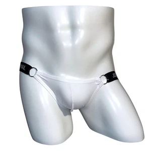 Jockmail Waistless Jockstrap White Size L (30-32) JM265 NWT - Picture 1 of 10