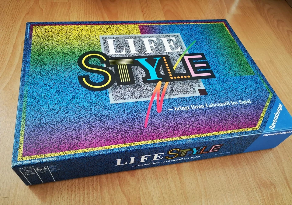 Rarität Ravensburger LIFE STYLE Spiel des Jahres 1990 für 3-6 Sp. komplett - Bild 1 von 1