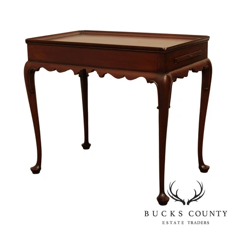 Kittinger Colonial Williamsburg Mahogany Queen Anne Tea Table (CW 8) Cover