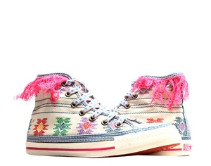 Converse Chuck Taylor All Star Pinotepa Parchment/Multi Hi Sneakers 1Y753 - Picture 1 of 7