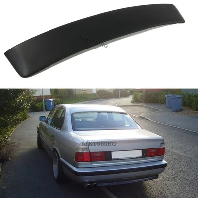 Cubierta de alerón de extensión de techo protector solar ventana trasera (se adapta a BMW E34 sedán) Foto 1 de 4
