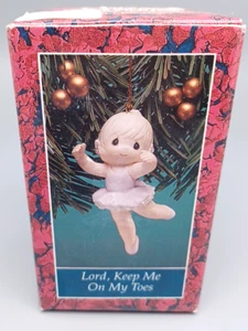 Adorno Bailarina Enesco Precious Moments Vintage “Ord, Keep Me On My Toes” - Imagen 1 de 8