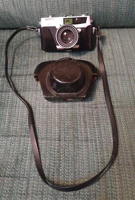 Cámara fotográfica Petri 7S telémetro 35 mm con cubierta Foto 1 de 4