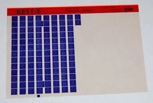 DEC KE11-E Zestaw instruktażowy Instrukcja techniczna Mikrofisze - Zdjęcie 1 z 1