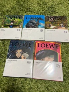 Loewe x Howl's Moving Castle Novelty Note Book Set of 5 New Japan - Picture 1 of 1