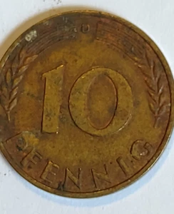 Moneda de 10 peniques Frg 1967 - Imagen 1 de 2