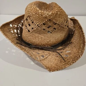 Scala Vintage Collection Cowboy Western Hut 100% Stroh One Size - Bild 1 von 9