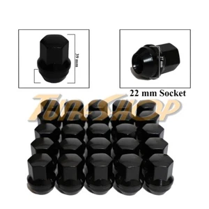 25 LARGE SEAT FACTORY STYLE STOCK WHEELS LUG NUTS 14 X 1.5 M14 ACORN RIMS BLACK - Picture 1 of 2