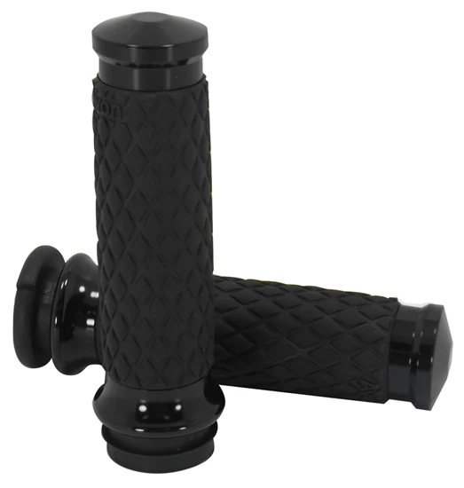 Empuñaduras Avon Diamond Contour negras Harley Fly By Wire TBW DIA-65-ANO-FLY 42097 Foto 1 de 1