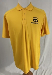 Iowa Hawkeyes Basketball - Nike Golf Dri-Fit Victory Polo Shirt- Men's Large - Picture 1 of 6