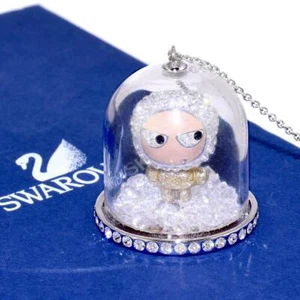Swarovski Elliot Snow Globe Pendant Necklace Crystal Snow Globe from JAPAN - Picture 1 of 8