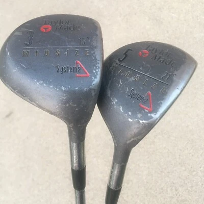 TaylorMade Midsize System 2 - правая сторона 3, 5 дерево 15*21* - динамическое золото жесткая сталь  - Изображение 1 из 4