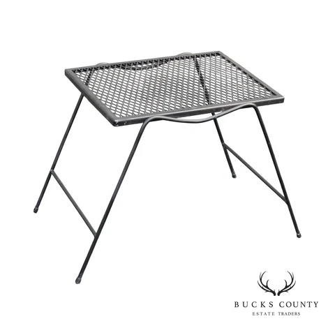Woodard Mid Century Modern Wrought Iron 'Briarwood' Outdoor End Table Cover