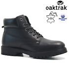 Mens Leather Boots Casual Walking Hiking Army Trail Desert Ankle Work Shoes Size