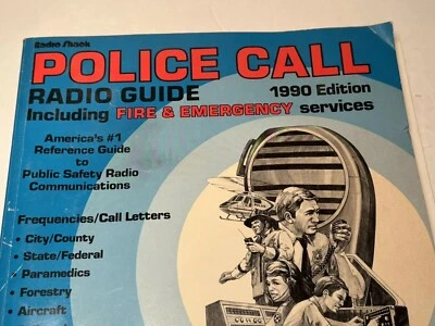 Radio Shack POLICE CALL RADIO GUIDE 1990 Edition Volume 4 IL IN KY WI vintage VG - Image 1 of 4