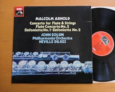 ASD 3487 Malcolm Arnold Flute Concertos John Solum Neville Dilkes EMI Quad NM/VG - Image 1 of 4