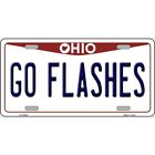 Go Flashes License Plate Metal Sign Plaque Art Car Truck Wall Home Decor
