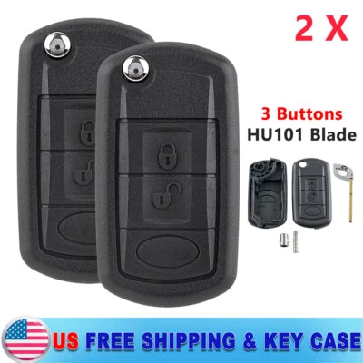 2 para Land Rover Range Rover Sport 2006 2007 2008 2009 2010 2011 carcasa llave Foto 1 de 4