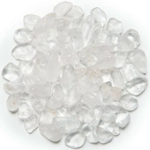 1/2 lb Crystal Quartz Tumbled Stones - Grade 1 - XXSmall - Reiki Wiccan Rocks - Picture 1 of 1