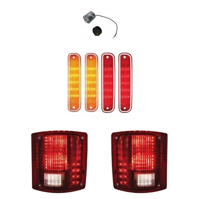 Juego de luces traseras LED secuenciales United Pacific para camioneta Chevy GMC 1973-80 Foto 1 de 4